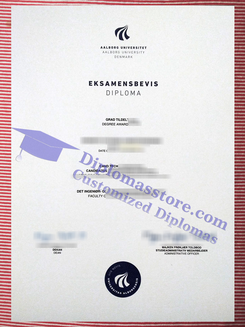 Aalborg Universitet diploma, Aalborg Universitet degree,