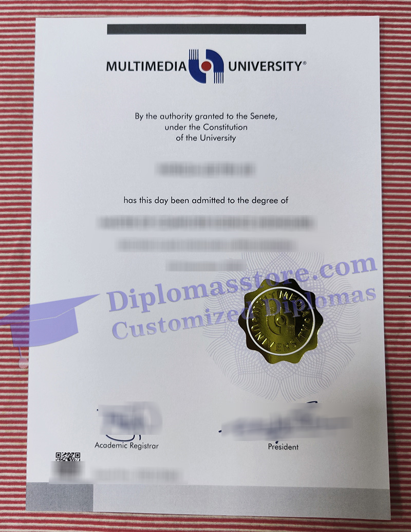 Multimedia University degree, Multimedia University certificate,