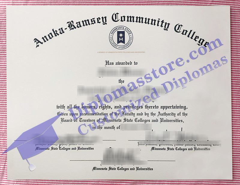Anoka-Ramsey Community College diploma, Anoka-Ramsey Community College certificate,
