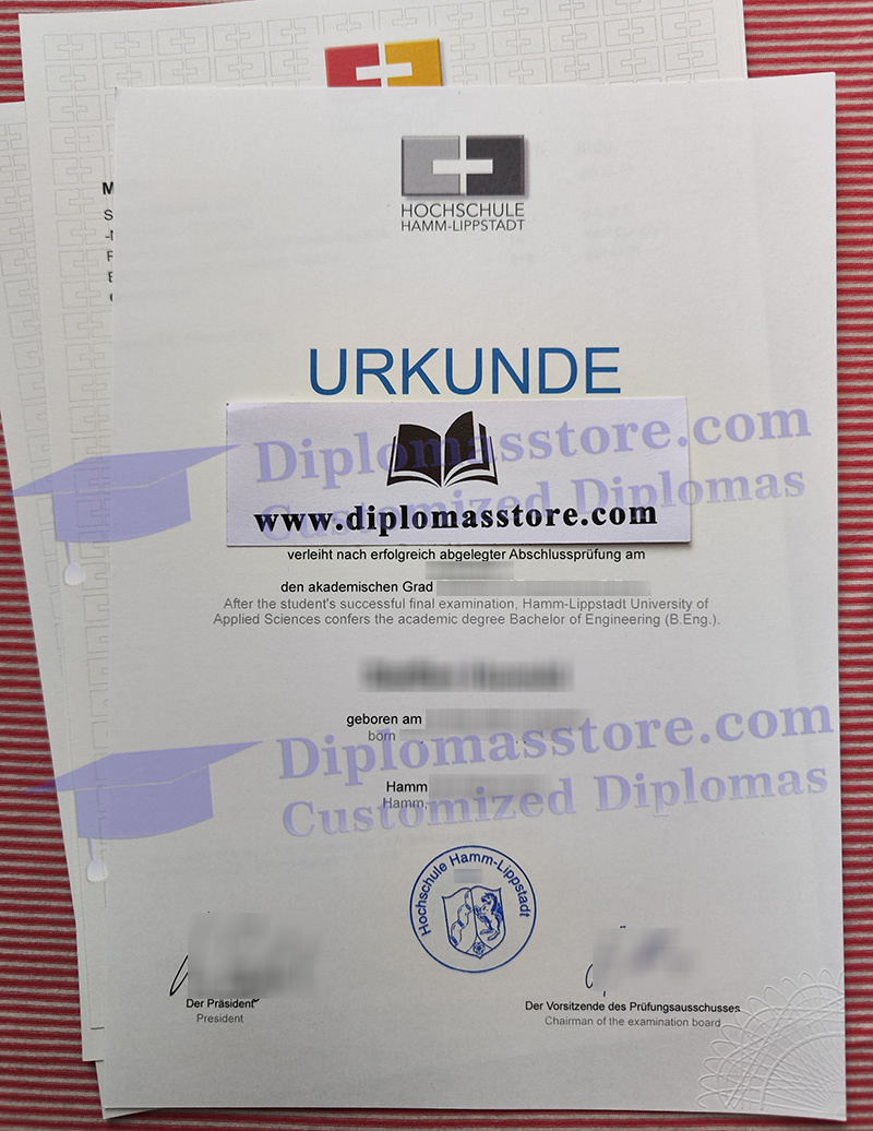 Hochschule Hamm-Lippstadt urkunde, Hochschule Hamm-Lippstadt degree,