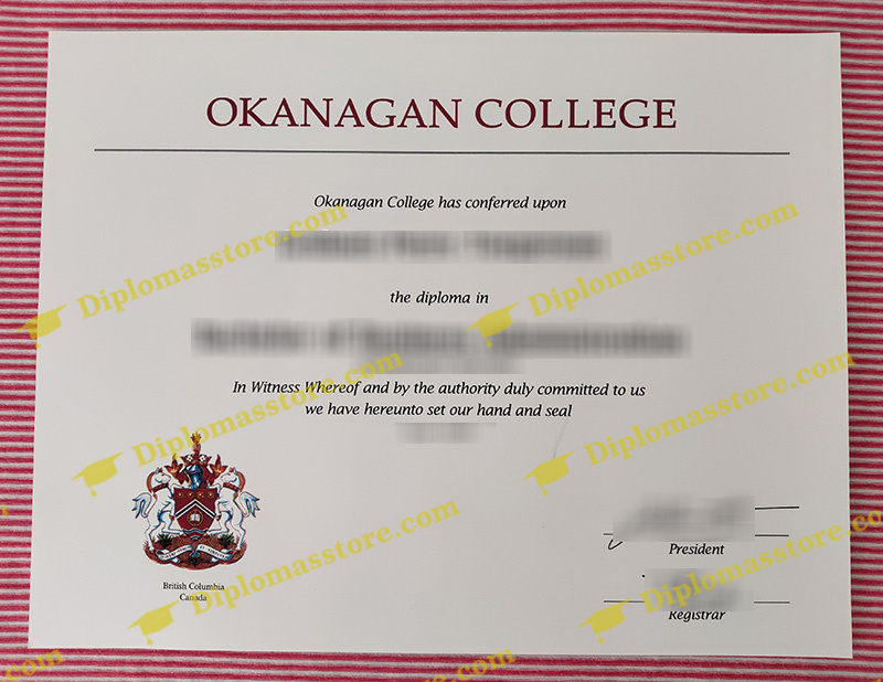 Okanagan College diploma, Okanagan College degree,