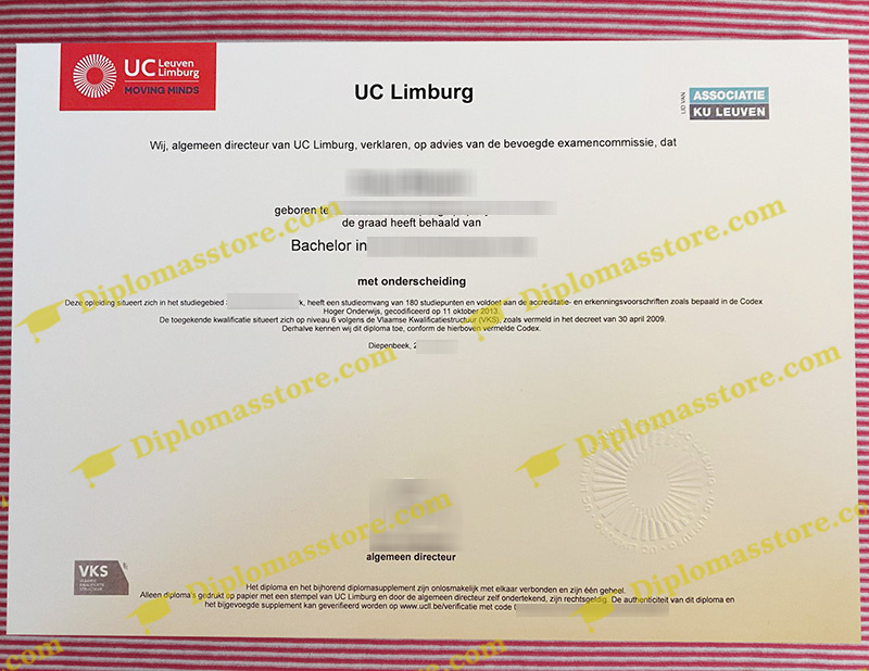 UC Leuven-Limburg diploma, UC Limburg degree,