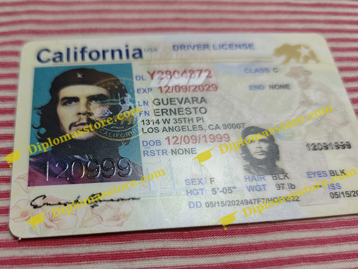 California driver license hologram, California ID 3d printing letters,