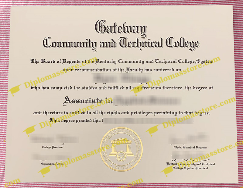 Gateway Community & Technical College diploma, Gateway Community & Technical College associate degree,