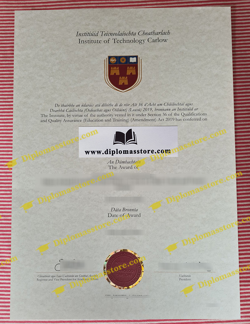 Institute of Technology Carlow degree, IT Carlow certificate,