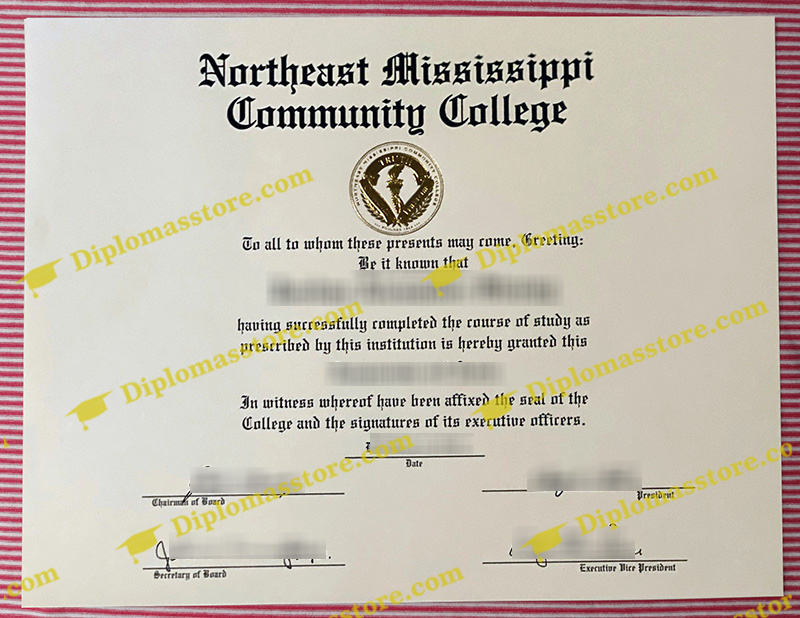 Northeast Mississippi Community College diploma, Northeast Mississippi Community College degree,